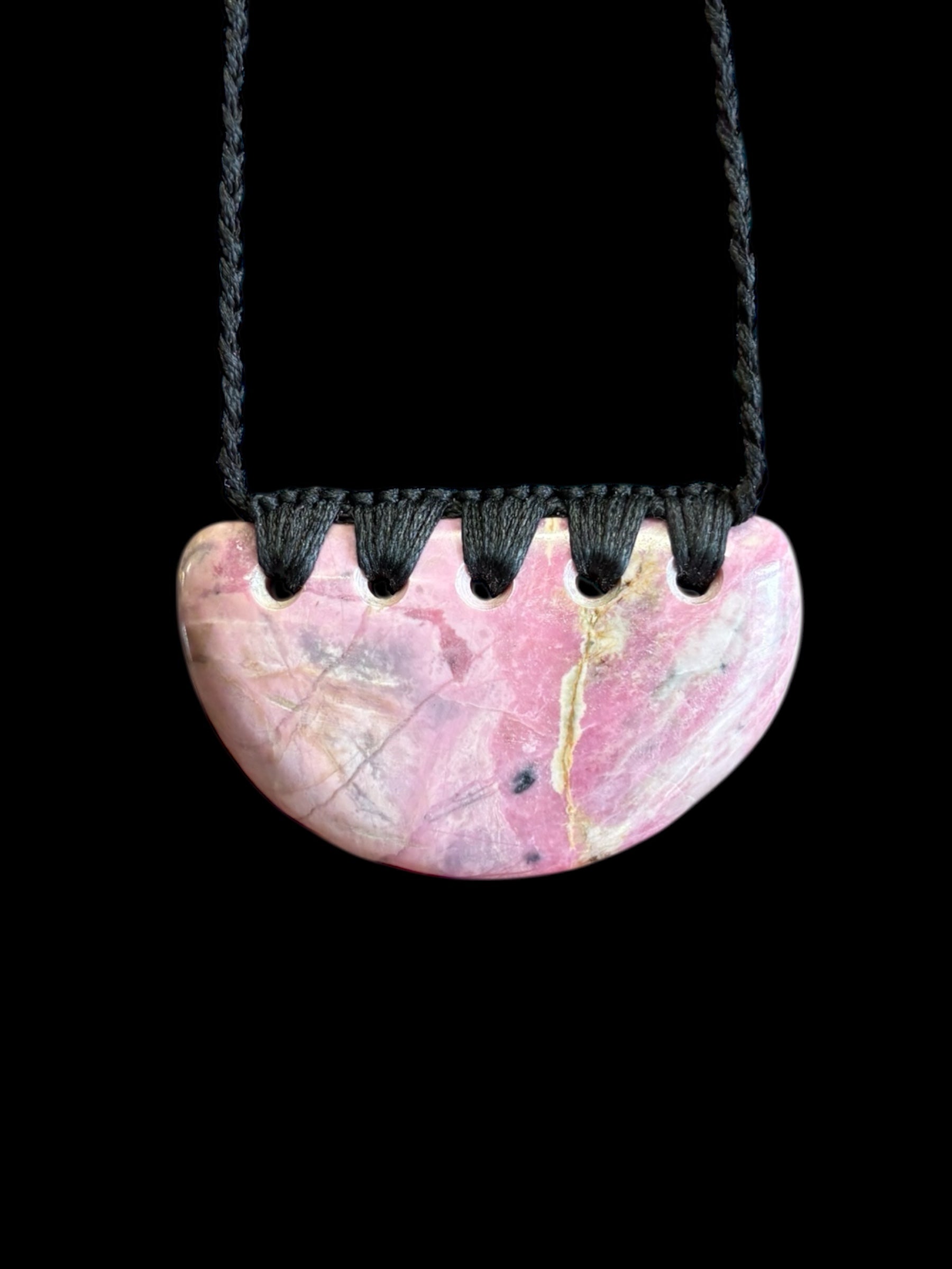 Otago Pink Rhodonite Breastplate