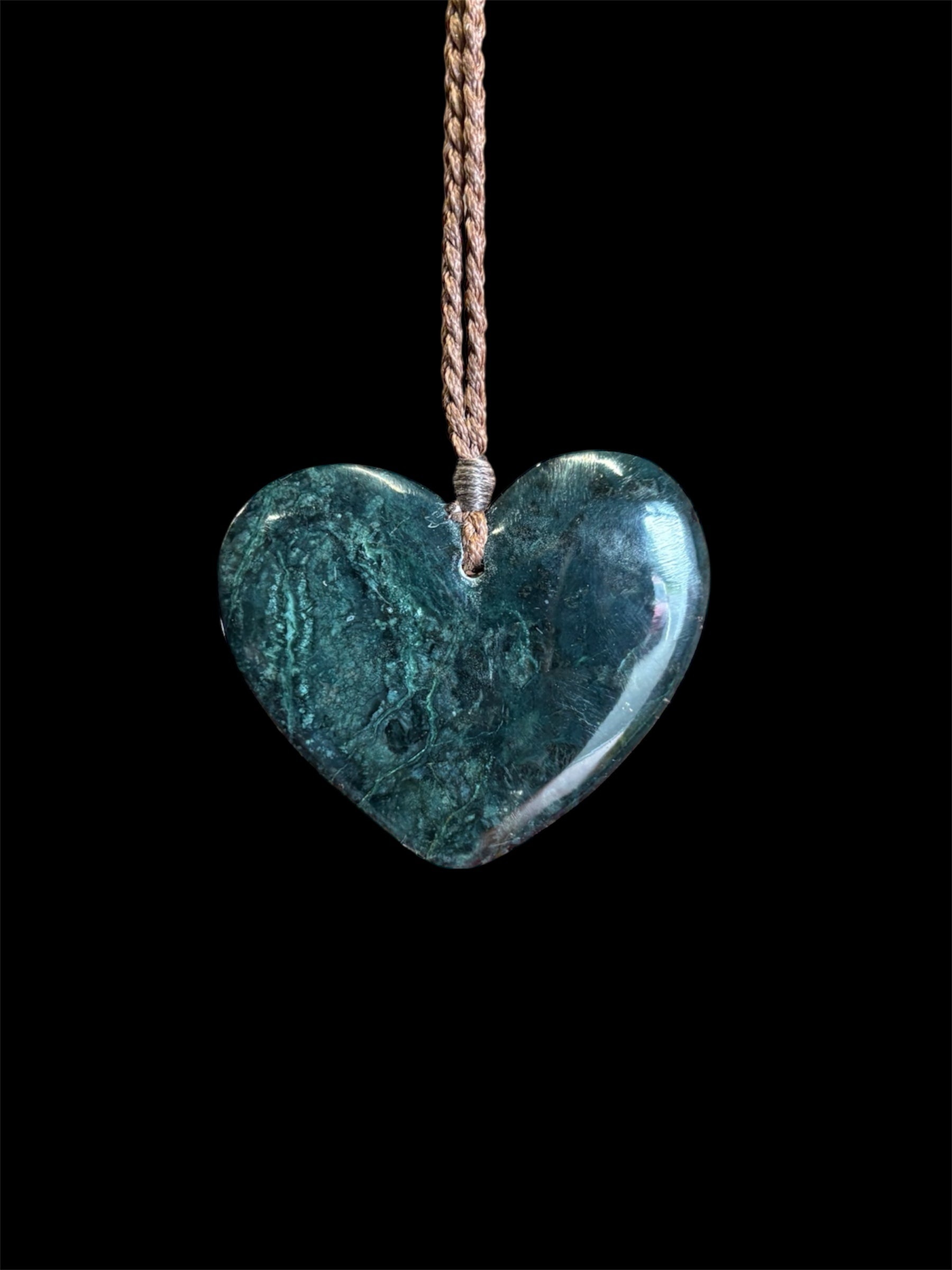 Pounamu heart